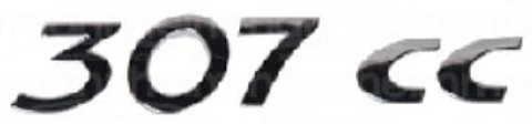 LOGO (LEYENDA MODELO) PARA PEUGEOT 307 CABRIOLET (hasta 2005), 307 CABRIOLET (2006-2009)
