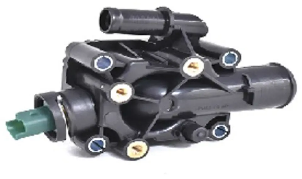 TERMOSTATO COMPLETO CON CUERPO Y TAPA PARA PEUGEOT 206 (hasta 2008), 206 (2003-2008), 206 CONTACT (2007-2009) 1