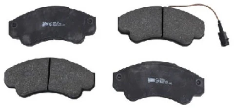 PASTILLAS FRENO DELANTERAS JUEGO SEMI-METALICAS PARA PEUGEOT BOXER (hasta 2004), BOXER (2003-2007), BOXER HDI (2003-2007)