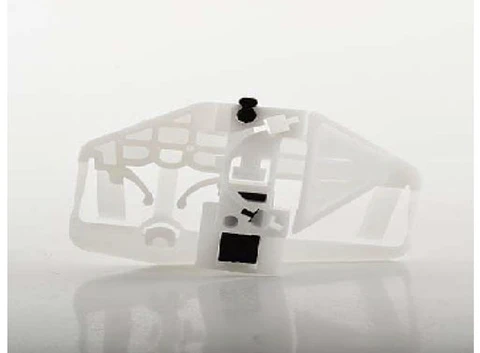 SOPORTE PLASTICO IZQUIERDA VIDRIO PUERTA DEL. CREMALLERA MECANICA PARA PEUGEOT PARTNER (hasta 2003), PARTNER (1999-2001), PARTNER (2007-2012), PARTNER (2004-2005)