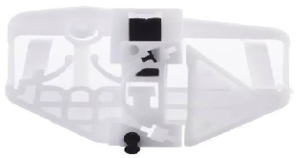 SOPORTE PLASTICO DERECHA VIDRIO PUERTA DEL. CREMALLERA MECANICA PARA PEUGEOT PARTNER (hasta 2003), PARTNER (1999-2001), PARTNER (2004-2005), PARTNER (2005-2007), PARTNER (2004-2007) 1