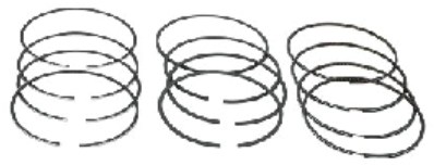 ANILLOS MOTOR CROMADOS STD PARA PEUGEOT 301 - YENMAK