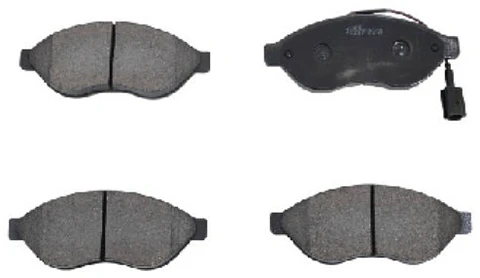 PASTILLAS FRENO DELANTERAS JUEGO SEMI-METALICAS PARA PEUGEOT BOXER