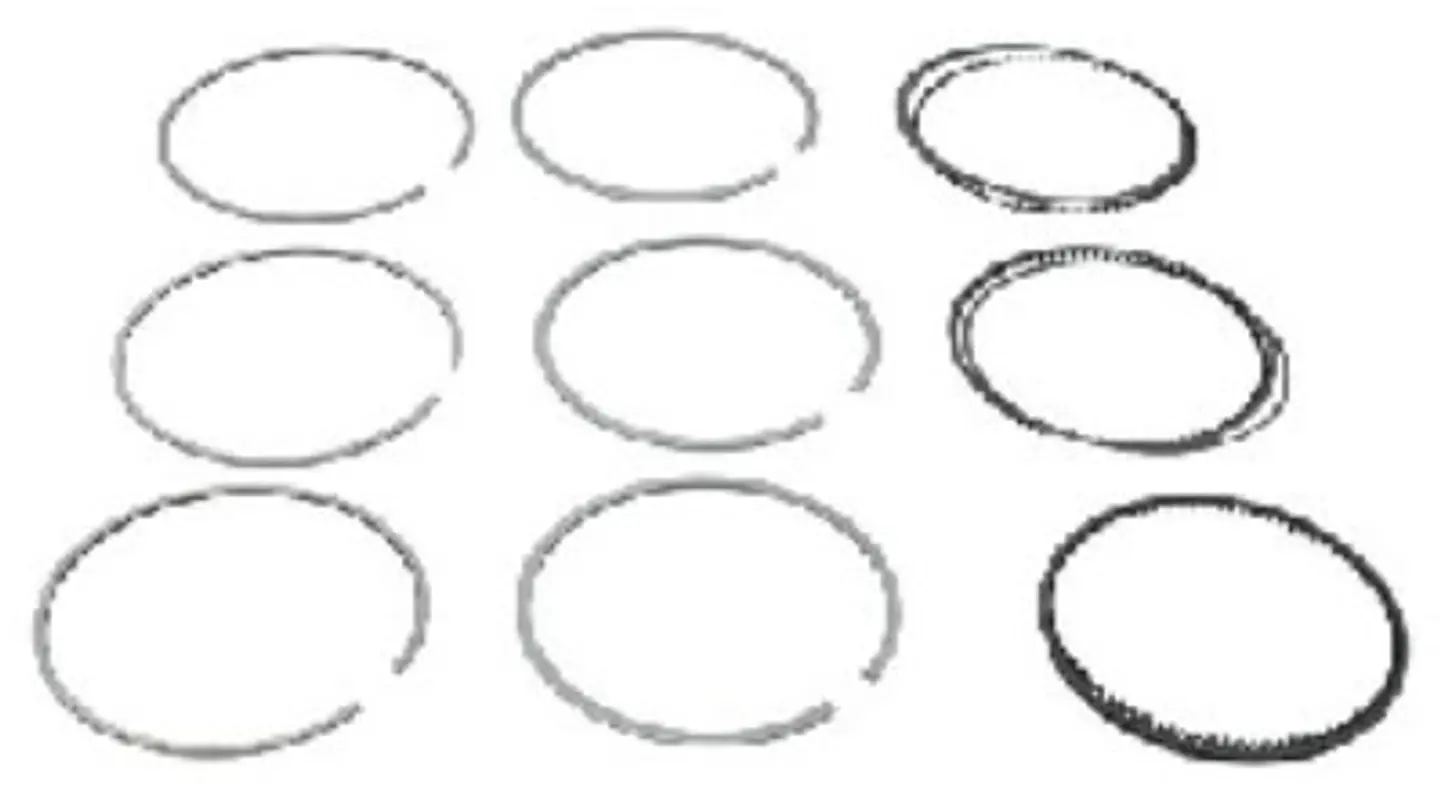 ANILLOS MOTOR CROMADOS STD PARA RENAULT CLIO 1