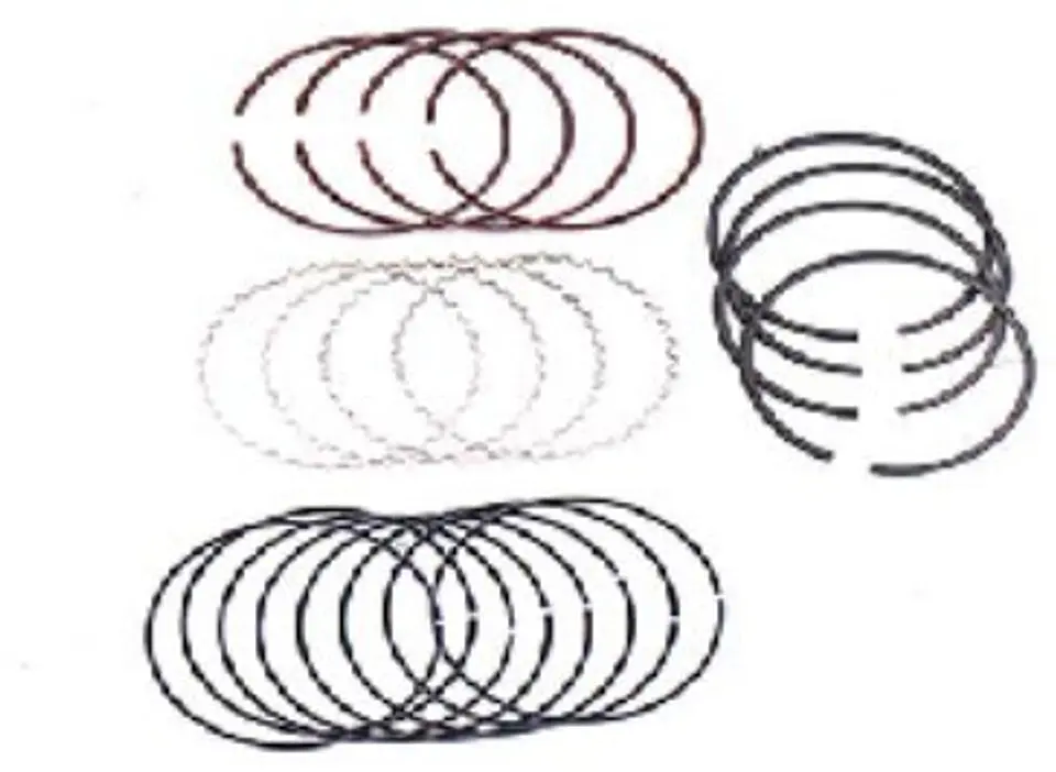 ANILLOS MOTOR CROMADOS STD PARA RENAULT CLIO II 1