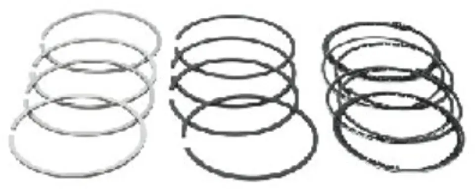 ANILLOS MOTOR CROMADOS STD PARA RENAULT CLIO II Y KANGOO 1