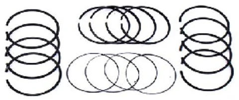 ANILLOS MOTOR NEGRO STD PARA RENAULT 12 Y 12 TL