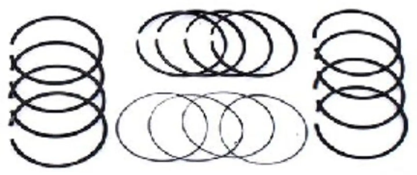ANILLOS MOTOR NEGRO STD PARA RENAULT 12 Y 12 TL 1