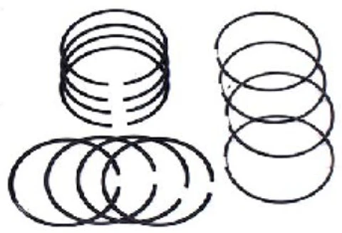 ANILLOS MOTOR NEGRO STD PARA RENAULT 12, 18 TL Y 12 TL