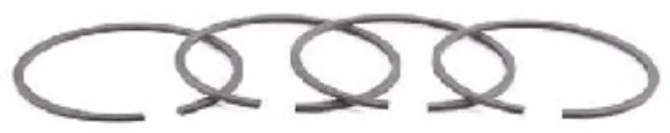 ANILLOS MOTOR NEGRO STD PARA RENAULT 4L 1
