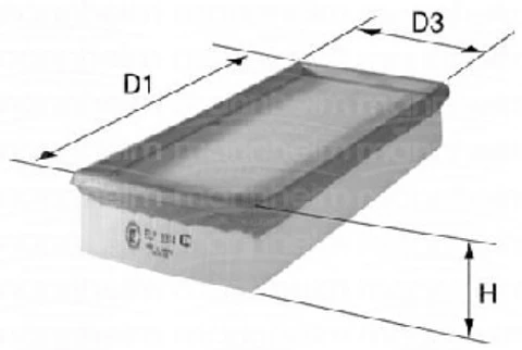 FILTRO AIRE PARA RENAULT LAGUNA
