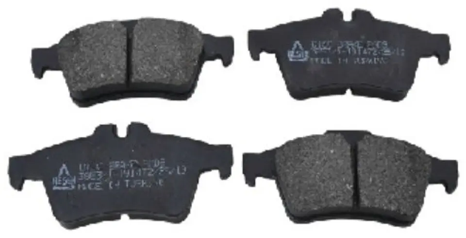 PASTILLAS FRENO TRASERAS JUEGO SEMI-METALICAS PARA RENAULT LAGUNA III 1