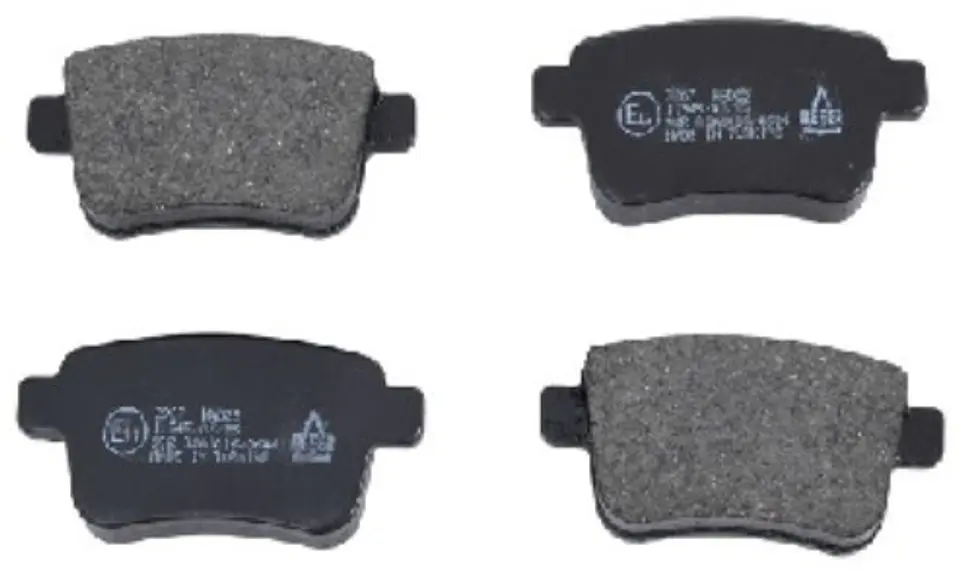 PASTILLAS FRENO TRASERAS JUEGO SEMI-METALICAS PARA RENAULT KANGOO II 1