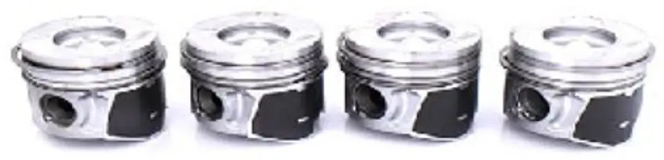 PISTON SET 0,60 CON ANILLOS PARA PEUGEOT EXPERT Y BOXER PUMA - YENMAK 1