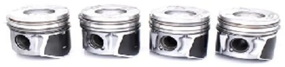 PISTON SET 0,60 CON ANILLOS PARA PEUGEOT EXPERT Y BOXER PUMA - YENMAK 1