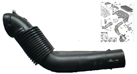 MANGUERA TOMA AIRE PARA PEUGEOT 301 Y CITROEN C-ELYSEE