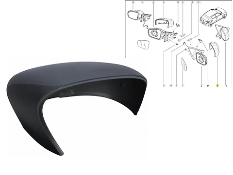 TAPA ESPEJO DERECHA PARA RENAULT KWID