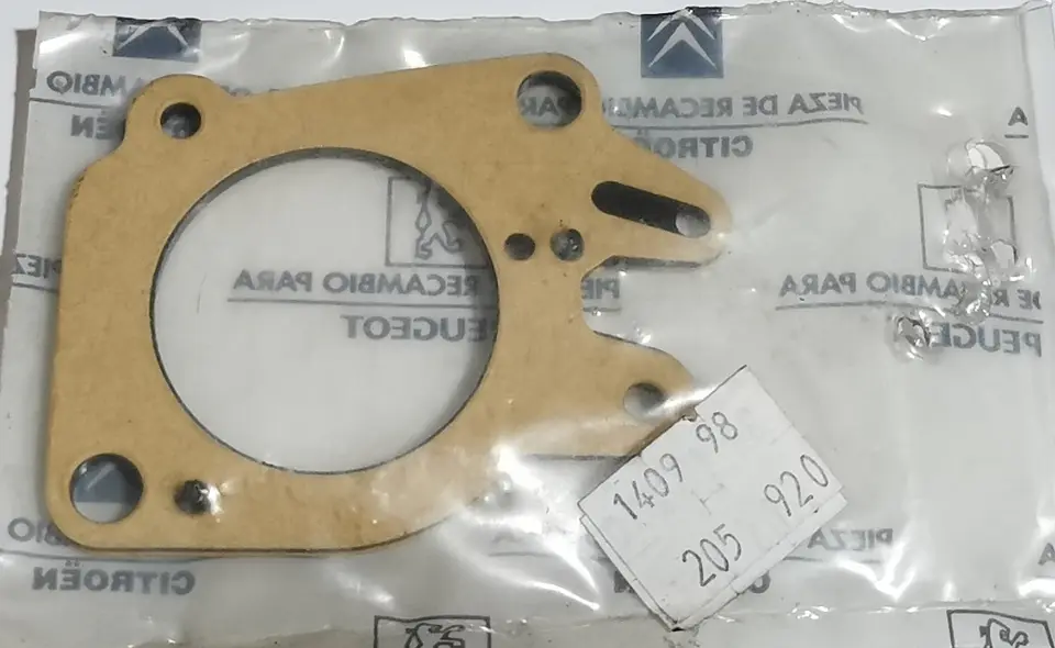 BASE INSULADOR CARBURADOR WEBER PEUGEOT 205 1