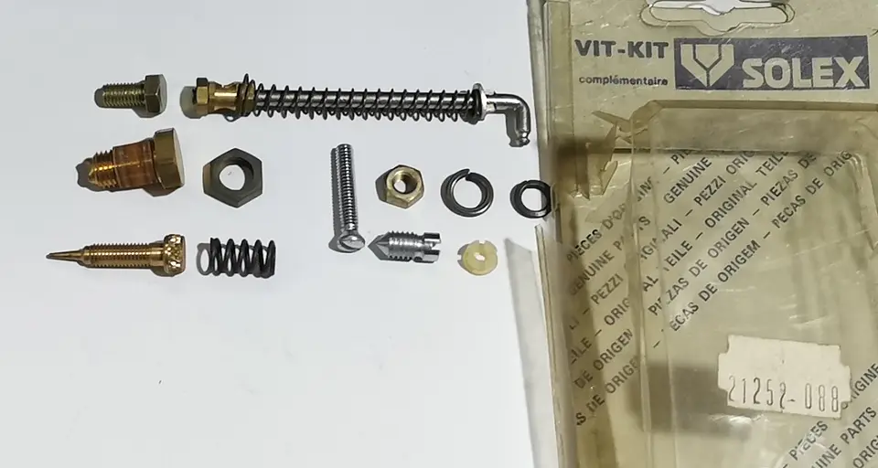 REPARACION CARBURADOR JGO. PARA SOLEX/PEUGEOT/RENAULT/CITROEN 1