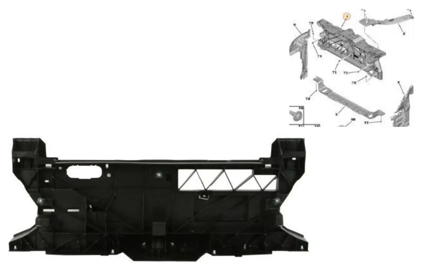 FRONTAL PARA PEUGEOT EXPERT, TRAVELLER Y CITROEN NEW JUMPY 1