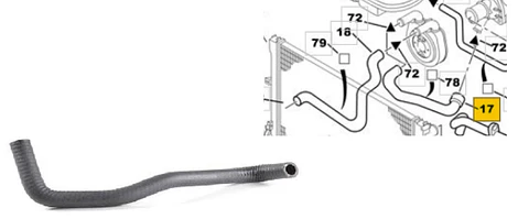 MANGUERA ENFRIADOR ACEITE PARA PEUGEOT PARTNER Y PARTNER 1.9 - TAKSIM