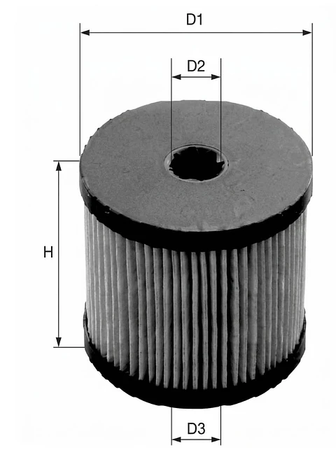 FILTRO PETROLEO PARA PEUGEOT 406, 307 Y 307 BREAK - EUROREPAR