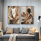 Quadro Decorativo Vinho e Sax Kit com 2 Quadros - Thumbnail 1