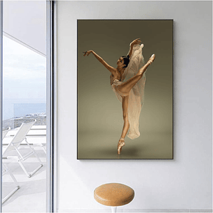 Quadro Decorativo Mulher Bailarina Delicado