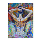Quadro Decorativo Mulher Bailarina Cores - Thumbnail 2