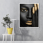 Quadro Decorativo Mulher Black Gold - Thumbnail 1