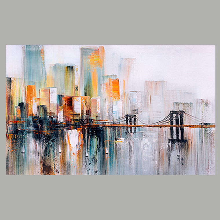 Quadro Decorativo Abstrato Cores Brooklyn 2