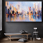 Quadro Decorativo Abstrato Cores Cidade - Thumbnail 1