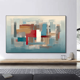 Quadro Decorativo Abstrato Colorido Tiffany