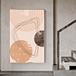 Quadro Decorativo Abstrato Minimalista Terracota - Thumbnail 1