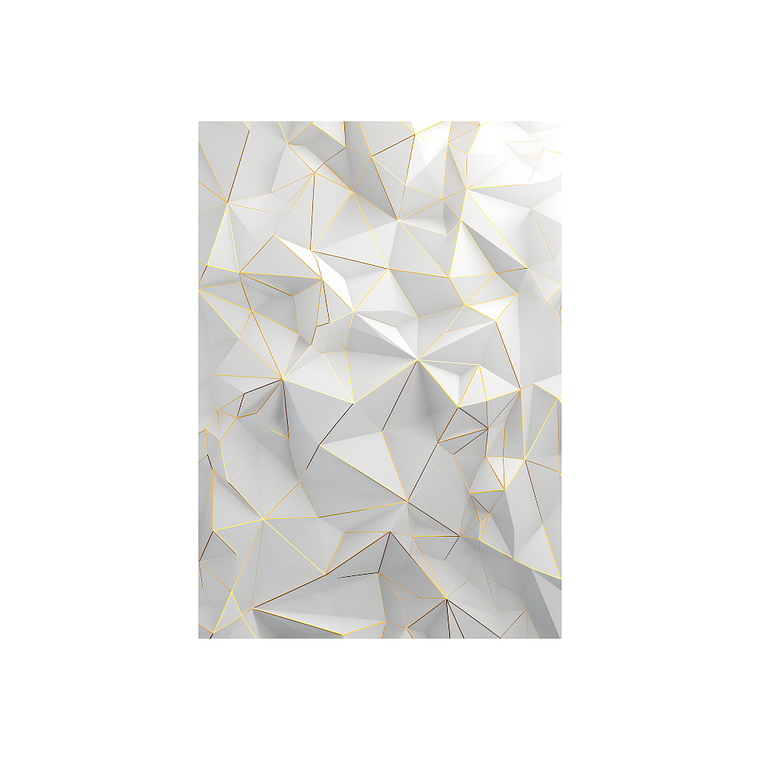 Quadro Decorativo Abstrato Moderno Branco 2