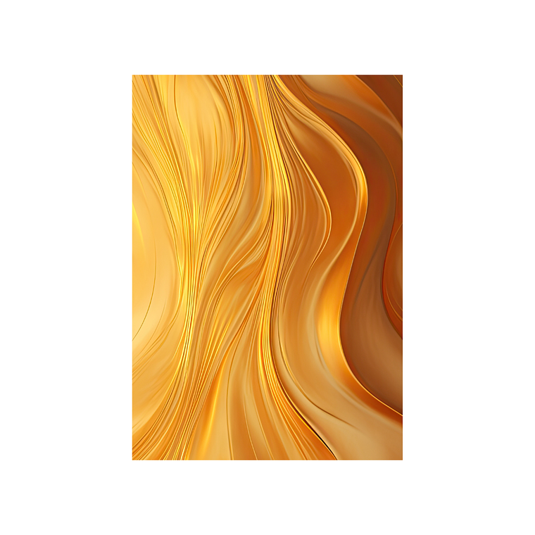 Quadro Decorativo Abstrato Moderno Ouro 2