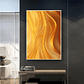 Quadro Decorativo Abstrato Moderno Ouro - Thumbnail 1