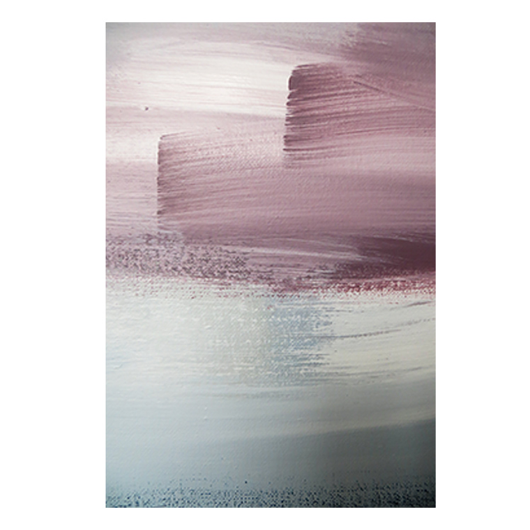 Quadro Decorativo Abstrato Moderno Rosa  2