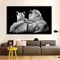 Quadro Decorativo Leão Família Bebê  - Thumbnail 1