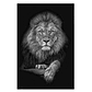 Quadro Decorativo Leão Black - Thumbnail 2