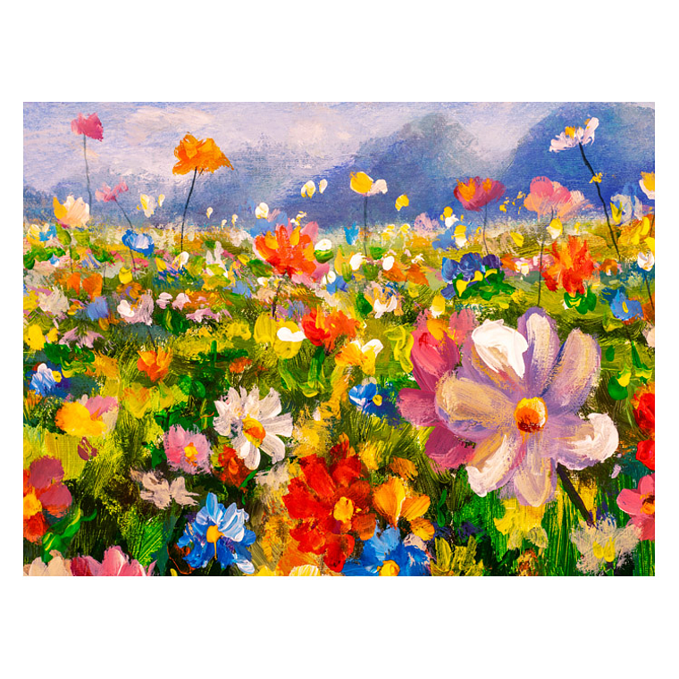 Quadro Decorativo Flores Coloridas 2