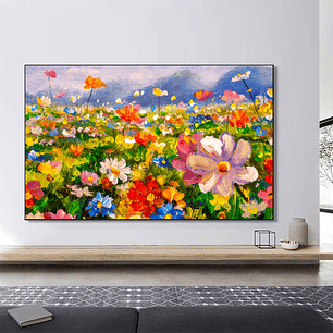 Quadro Decorativo Flores Coloridas