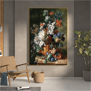 Quadro Decorativo Flores Vaso de Beleza