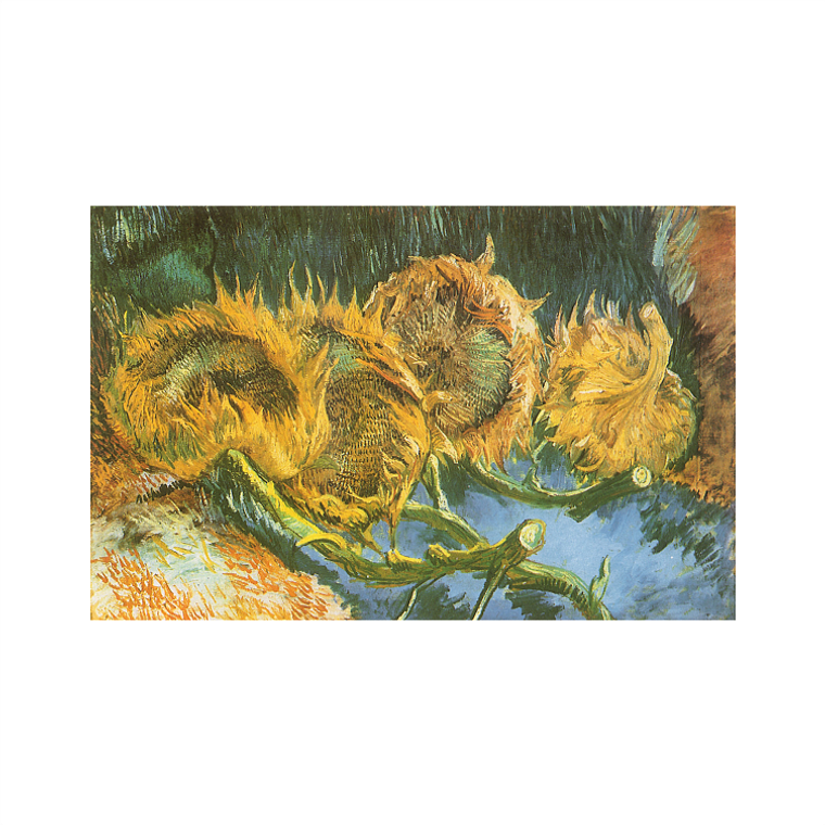 Quadro Decorativo Flores Girassois Van Gogh 2