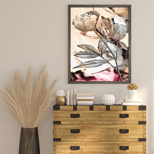Quadro Decorativo Flores Rose I