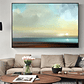 Quadro Decorativo Praia Mar Retrato Abstrato - Thumbnail 1