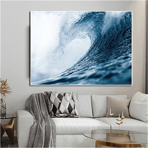 Quadro Decorativo Praia Mar Big Waves