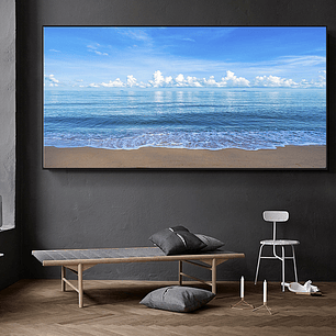 Quadro Decorativo Praia Ocean 