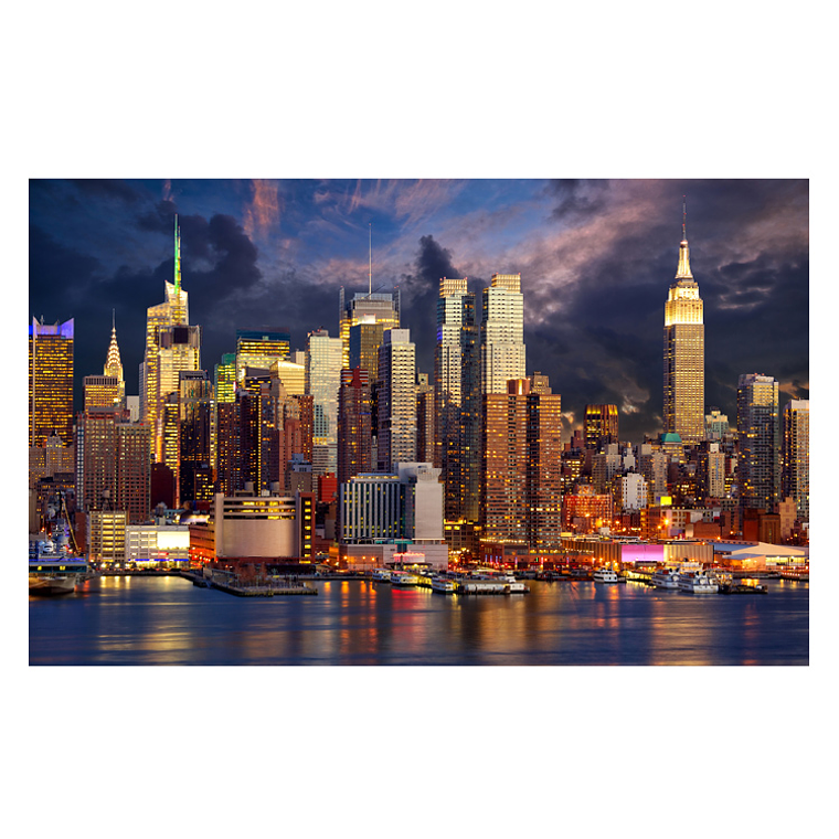 Quadro Decorativo Cidade New York Night 2
