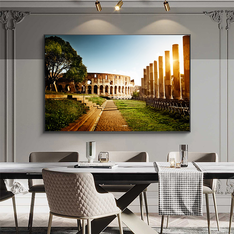 Quadro Decorativo Cidade Roma Coliseu 1